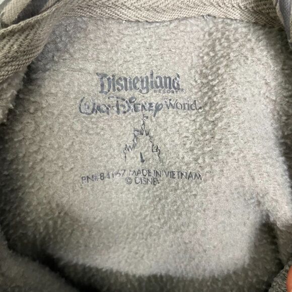 Mickey Mouse Hoodie Disneyland Resort Walt Disney Men L Tan Pullover - Picture 5 of 12